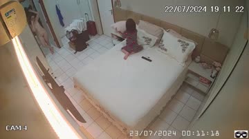 Caught mom and son with a hidden camera 13