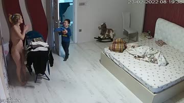 Caught mom and son with a hidden camera 16