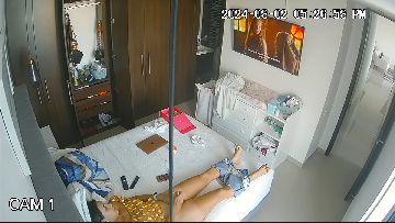 CCTV camera caught her fingering 100
