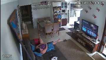 CCTV camera caught her fingering 130