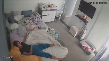 CCTV camera caught her fingering 134