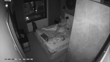 CCTV camera caught her fingering 144