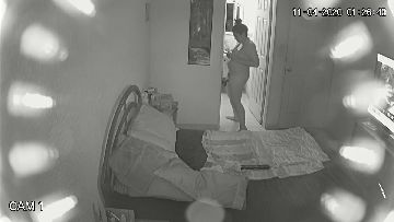 CCTV camera caught her fingering 150