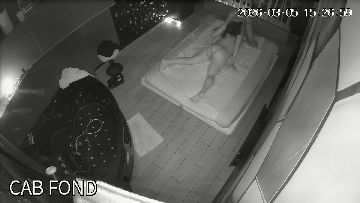 Erotic massage caught on ip cam 03