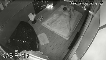Erotic massage caught on ip cam 17