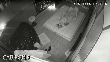Erotic massage caught on ip cam 19