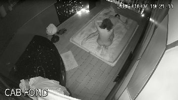 Erotic massage caught on ip cam 25