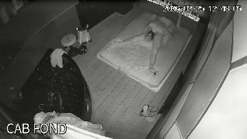 Erotic massage caught on ip cam 27