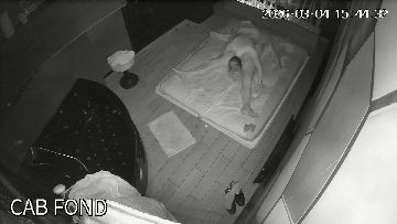 Erotic massage caught on ip cam 32