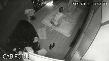 Erotic massage caught on ip cam 44