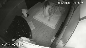 Erotic massage caught on ip cam 48