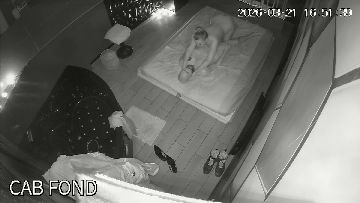 Erotic massage caught on ip cam 55