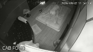 Erotic massage caught on ip cam 70