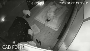 Erotic massage caught on ip cam 71