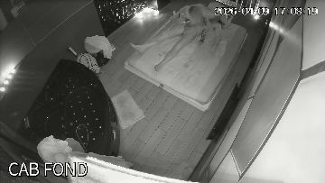 Erotic massage caught on ip cam 73