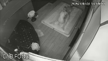 Erotic massage caught on ip cam 74