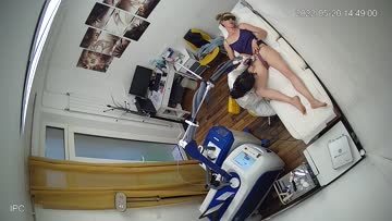 Hidden cam caught all of her hair removal treatment 76