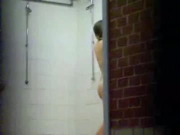 Hot chick naked in shower room