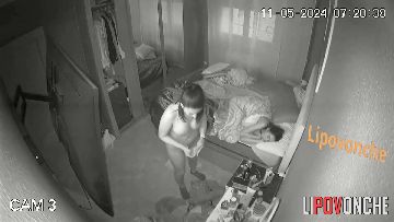 Naked babe spied with a hidden ip camera 02