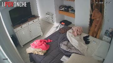 Naked babe spied with a hidden ip camera 10