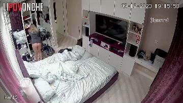 Naked babe spied with a hidden ip camera 14